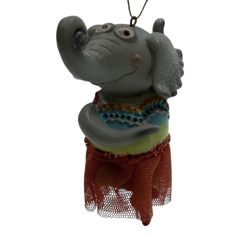 Jingles &Joy‎ Elephant Christmas Ornament
